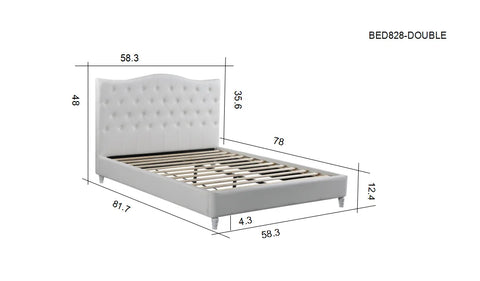 Lily Upholstery Platform bed