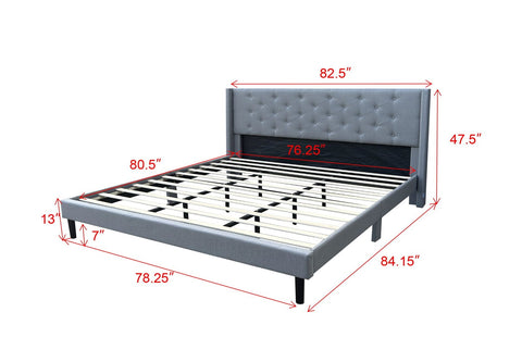 Lara Upholstery Platform bed